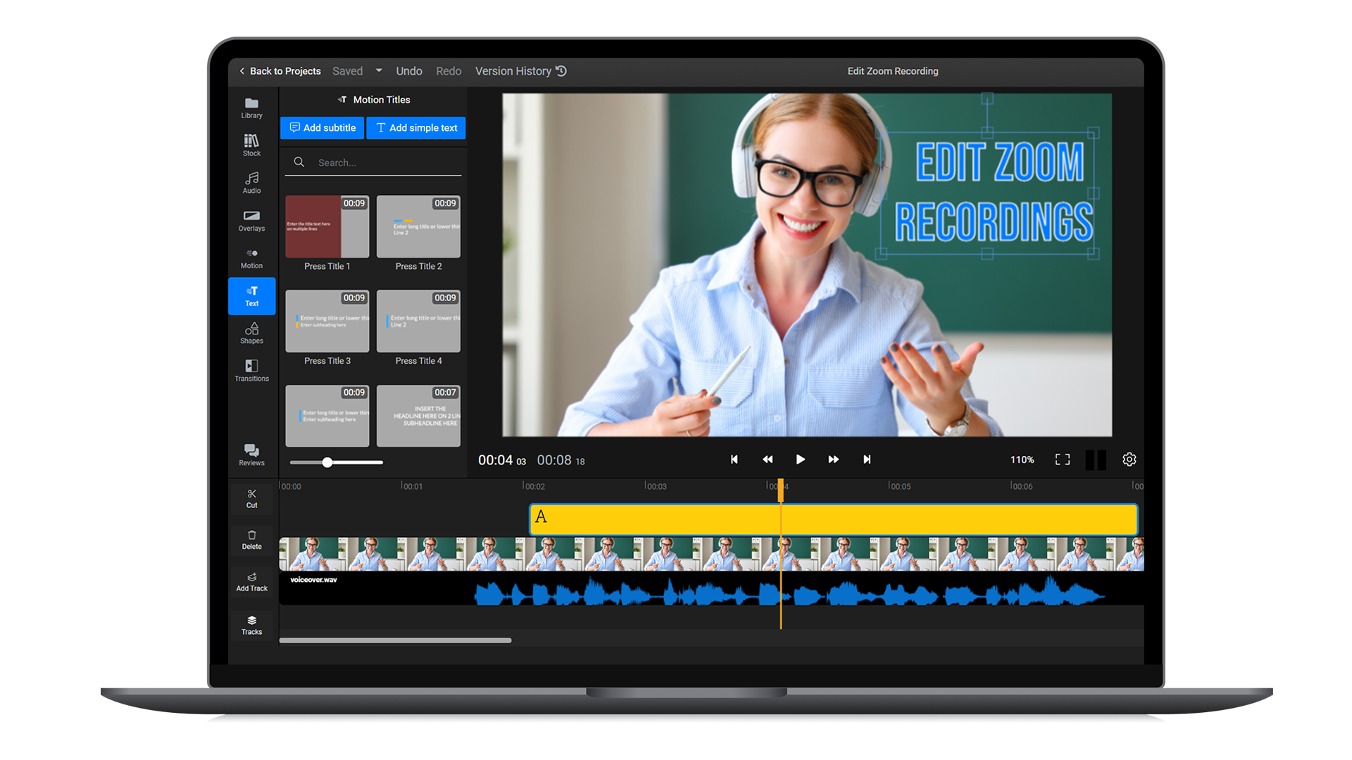 Educational Video Editing